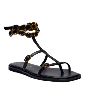 Kurt Geiger Skórzane sandały Gladiator