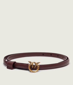 Pinko Skórzany pasek LOVE BERRY