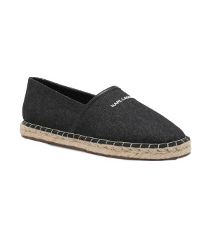 Karl Lagerfeld Espadryle KAMINO Injekt | z dodatkiem skóry