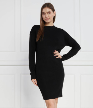 Armani Exchange Sukienka Vestito | z dodatkiem wełny