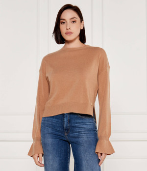 Liu Jo Wełniany sweter | Cropped Fit | z dodatkiem kaszmiru
