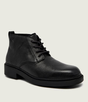 Calvin Klein Skórzane buty wysokie