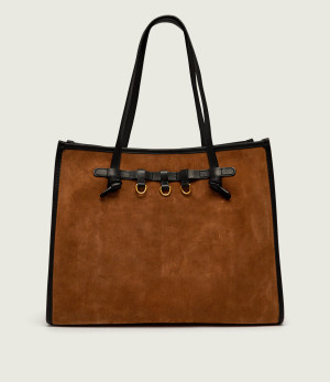 GIANNI CHIARINI Shopperka Marcella | zamsz