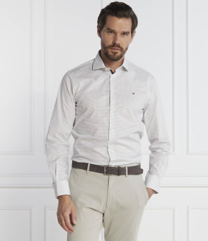 Tommy Hilfiger Koszula DUO PRINT | Slim Fit | stretch