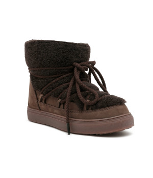 INUIKII Śniegowce Curly | shearling | zamsz | wełna