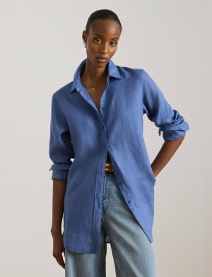 LAUREN RALPH LAUREN Lniana koszula | Relaxed fit