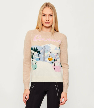 ST.Barth Sweter NEW QUEEN C | ST.Barth x St. Moritz | Slim Fit | z dodatkiem wełny i kaszmiru