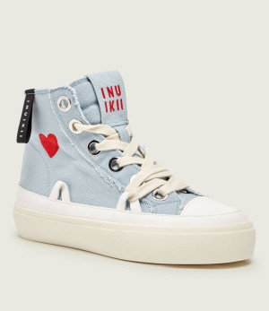 INUIKII Trampki Matilda High Top Distressed