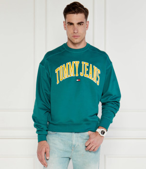 Tommy Jeans Bluza BOXY POP VARSITY CREW | Relaxed fit