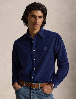 POLO RALPH LAUREN Koszula | Custom fit | sztruks