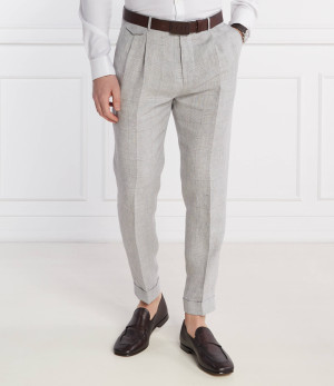 Windsor Lniane spodnie chino 13 Sapo | Slim Fit
