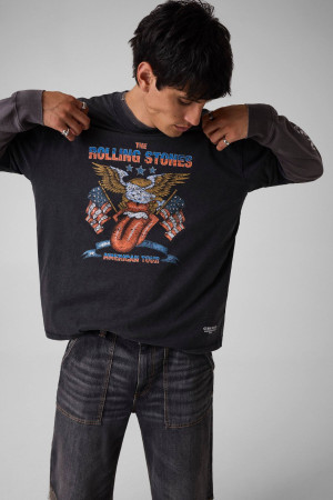 Guess Jeans T-shirt Eagle | Guess Jeans x The Rolling Stones | Oversize fit