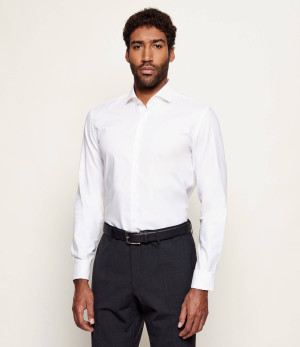 BOSS BLACK Koszula H-HANK-spread-DC-214 | Slim Fit
