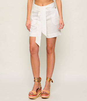 Marciano Guess Szorty Jane | Regular Fit | z dodatkiem lnu