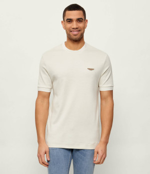 BOSS BLACK T-shirt C-Thompson 242_AM | BOSS x ASTON MARTIN | Regular Fit | z dodatkiem wełny