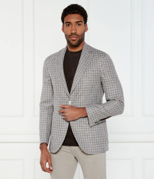 Oscar Jacobson Marynarka Ferry | Regular Fit | z dodatkiem lnu