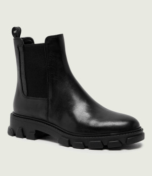 Michael Kors Skórzane sztyblety Ridley