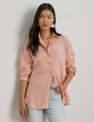 LAUREN RALPH LAUREN Lniana koszula | Loose fit