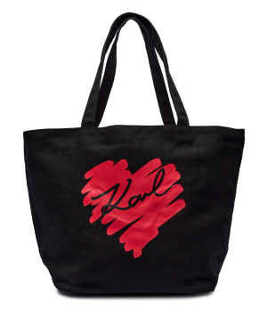 Karl Lagerfeld Dwustronna shopperka K/Hearts