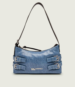 Karl Lagerfeld Jeans Jeansowa torebka na ramię