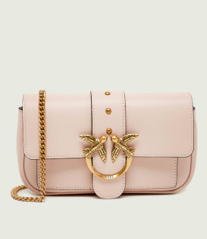 Pinko Skórzana listonoszka/kopertówka Love One Pocket C