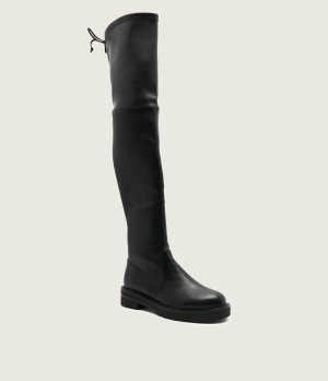 Stuart Weitzman Skórzane muszkieterki Lowland