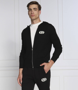 Emporio Armani Wełniana bluza | Slim Fit