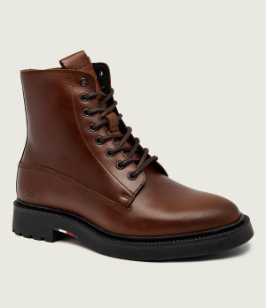 Tommy Hilfiger Skórzane buty wysokie