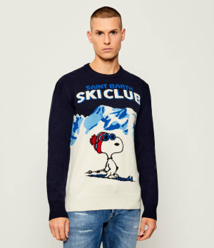ST.Barth Sweter HERON C SAINT BARTH X PEANUTS | Regular Fit | z dodatkiem wełny i kaszmiru