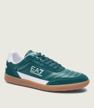 EA7 Skórzane sneakersy