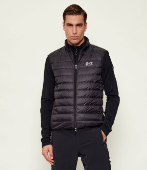 EA7 Puchowy bezrękawnik | Regular Fit