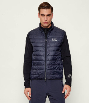 EA7 Puchowy bezrękawnik | Regular Fit
