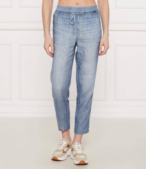 Marc Cain Lniane spodnie RHODOS | Relaxed fit