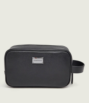 Emporio Armani Skórzana kosmetyczka