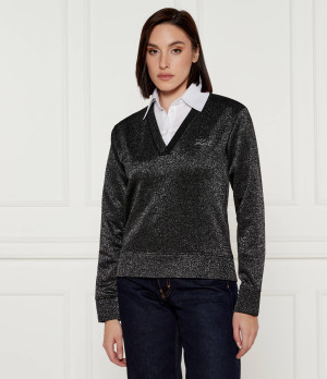 Karl Lagerfeld Bluza lurex | Regular Fit