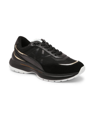 Armani Exchange Sneakersy | z dodatkiem skóry