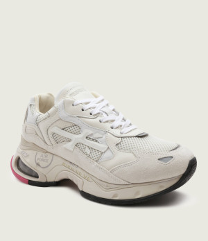 Premiata Skórzane sneakersy Sharkyd | zamsz