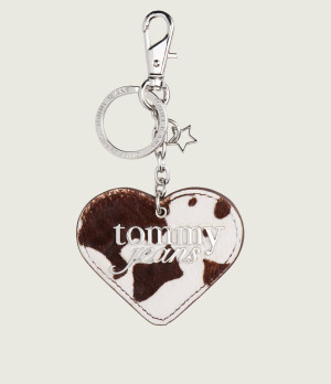 Tommy Jeans Skórzany brelok COW HEART