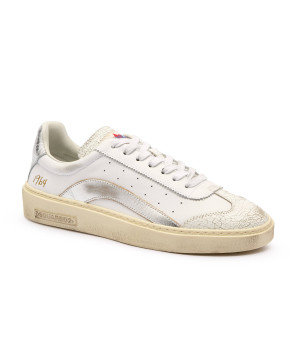 Dsquared2 Skórzane sneakersy Lace-Up Low Top