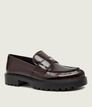 TORY BURCH Skórzane loafersy CLASSIC LUG