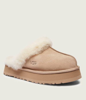 UGG Obuwie domowe DISQUETTE | shearling | zamsz