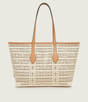 GIANNI CHIARINI Shopperka MASHUP | z dodatkiem skóry
