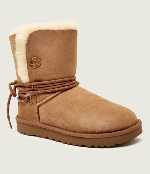 UGG Śniegowce Classic Bailey Tie | zamsz