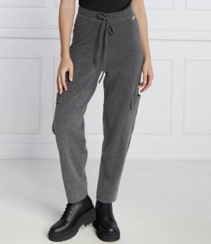 Twinset U&B Spodnie | Straight fit | z dodatkiem wełny