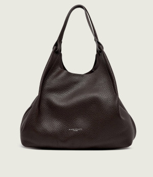 GIANNI CHIARINI Skórzana shopperka + saszetka Dua