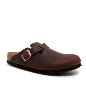 Birkenstock Skórzane mule Boston | narrow fit