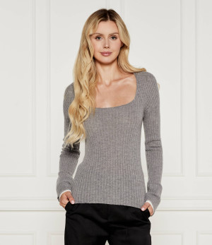 Pinko Wełniany sweter CYMRIC | Slim Fit | z dodatkiem kaszmiru