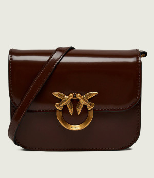 Pinko Skórzany listonoszka Love Box Bag Mini