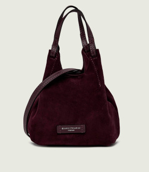 GIANNI CHIARINI Torebka na ramię Dua | zamsz