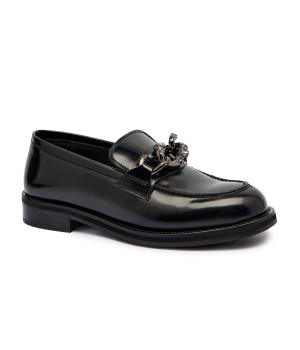 Marc Cain Skórzane loafersy